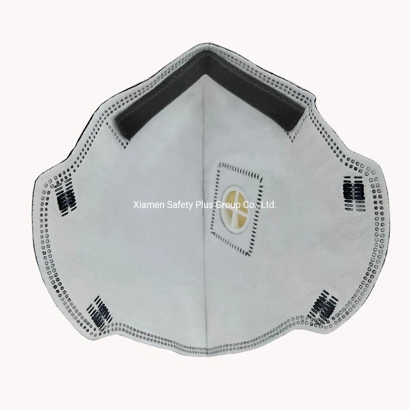 Adjustable Nose Clip Design KN95 Filter Rating Foldable Face Protective Respirator