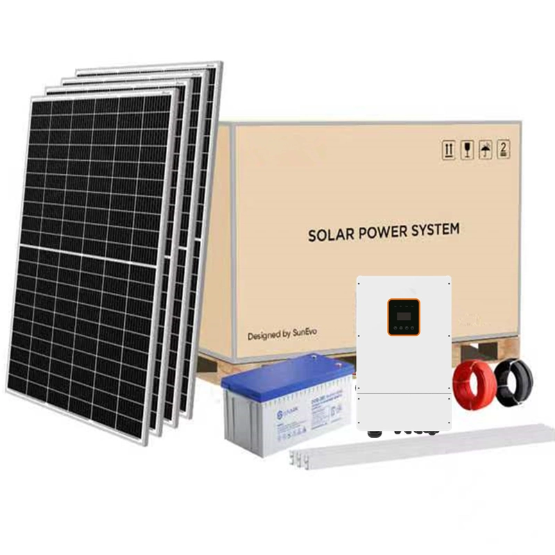 système solaire hybride 5 kw 8 kw 10 kw Off Grid System Pour la maison