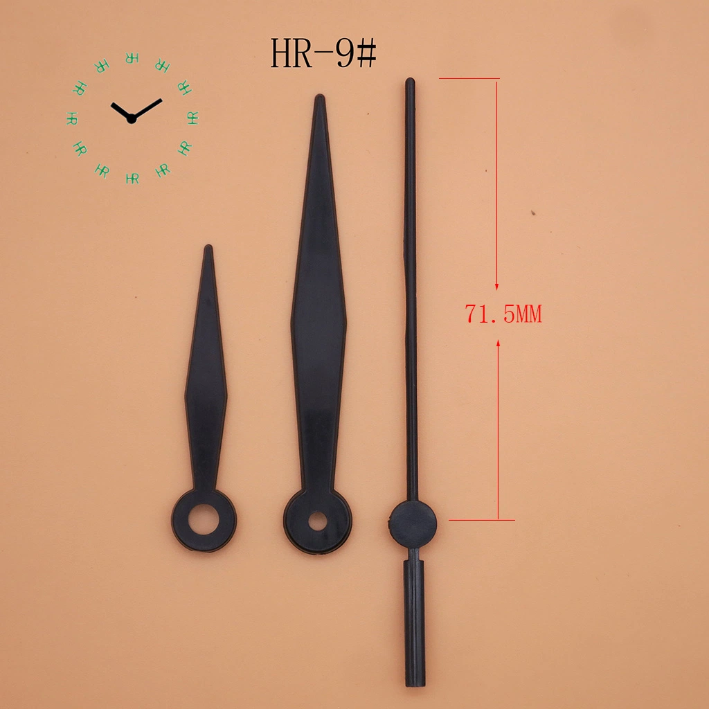 Hr-9 High Quality 71.5 mm Black Plastic Clock Hand