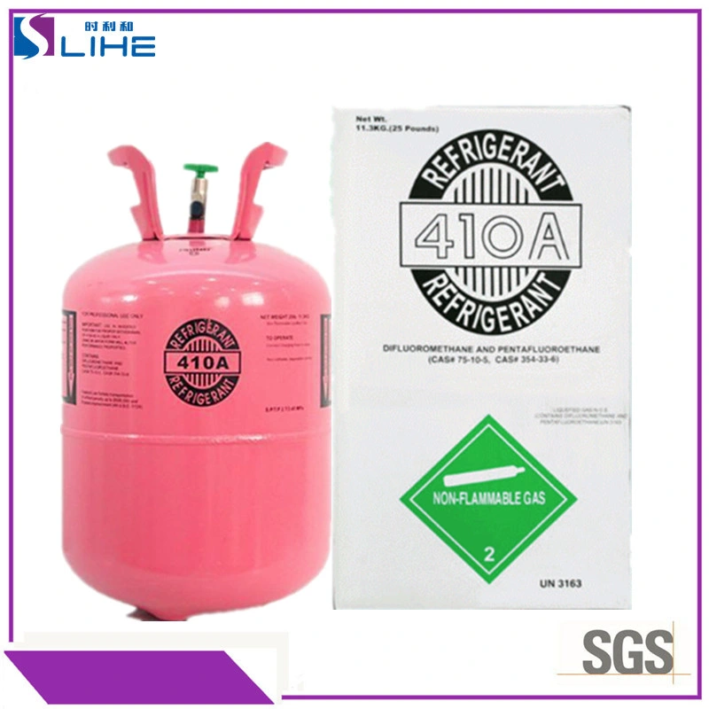 99.9% Purity Liquid Gas Refrigerant R410A