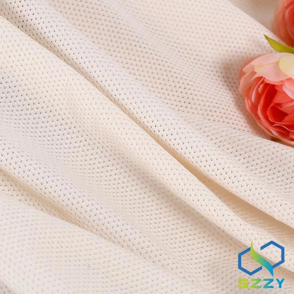 Polyester Mesh Fabric for Breathable and Comfortable Line Cloth for Sportswear