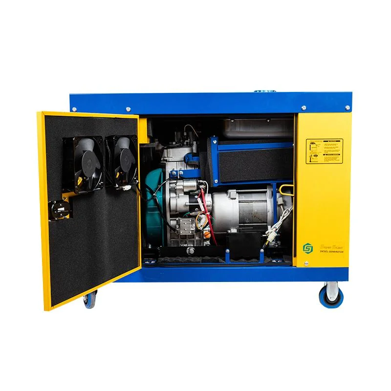 Factory Directly 3 Phase 9.5kVA Super Silent Industrial Generator for Sale