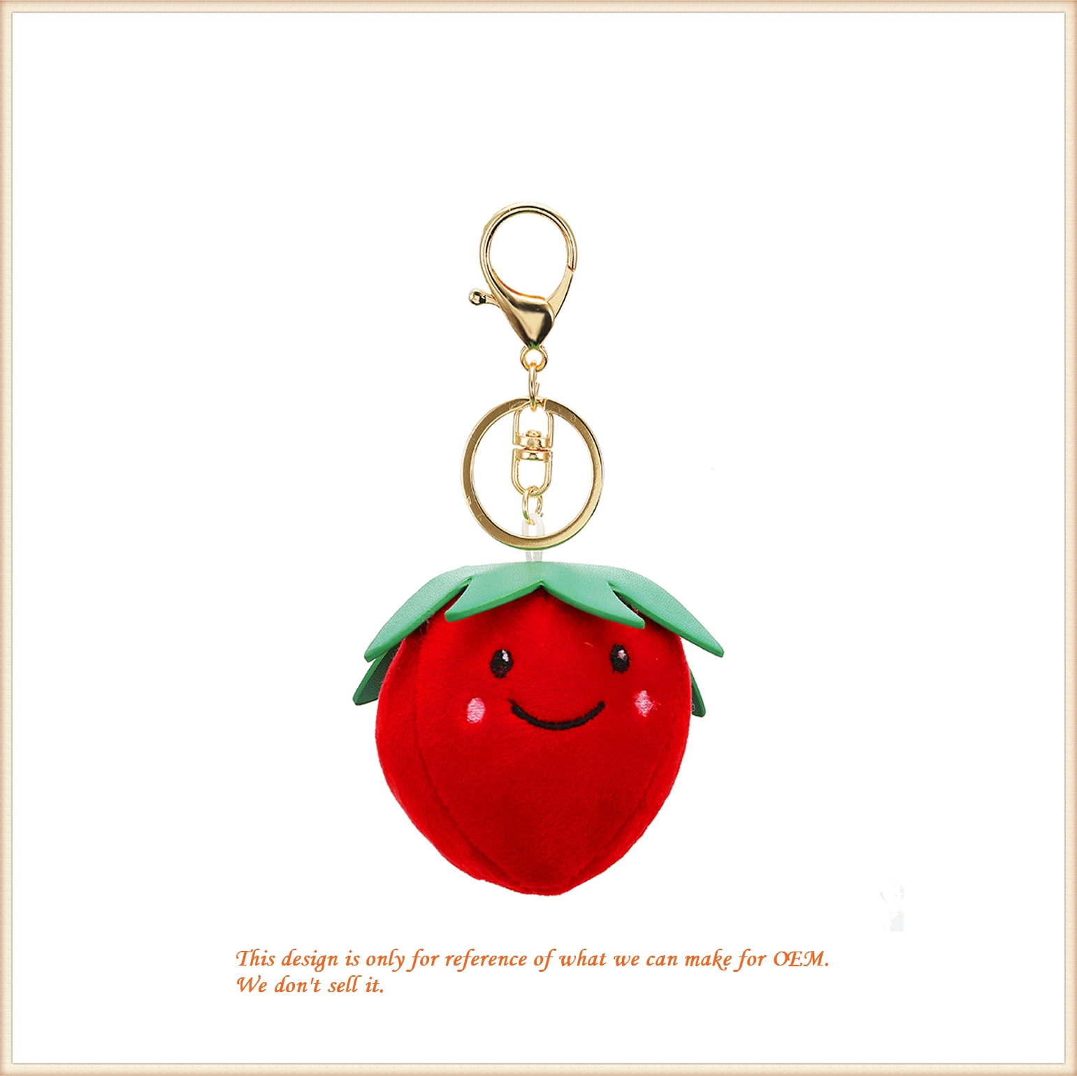 Customized Lovely Carrot Plush Key Ring Toys/ Vegetable Toys/ OEM ODM Plush Toys