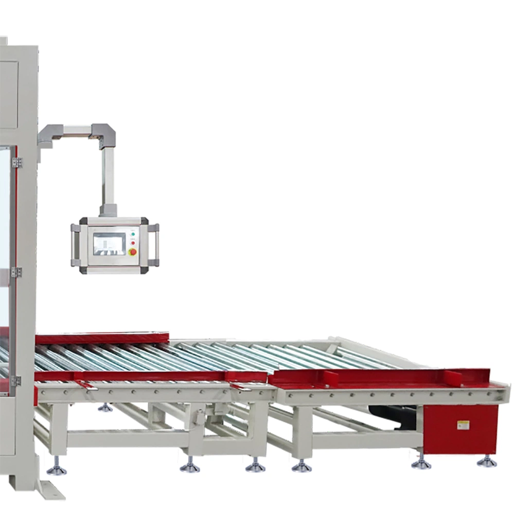 Automatic Drum Palletizing Machine and Packing Line Oil Paint Barrel Palletizer Machine Price for The Back Stacking of The Middle Bucket Assembly Line