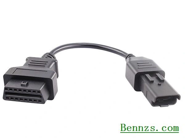 Alimentación directamente de fábrica Harley-4-6-Pin a CABLE OBD2 16p de la herramienta de diagnóstico para Moto