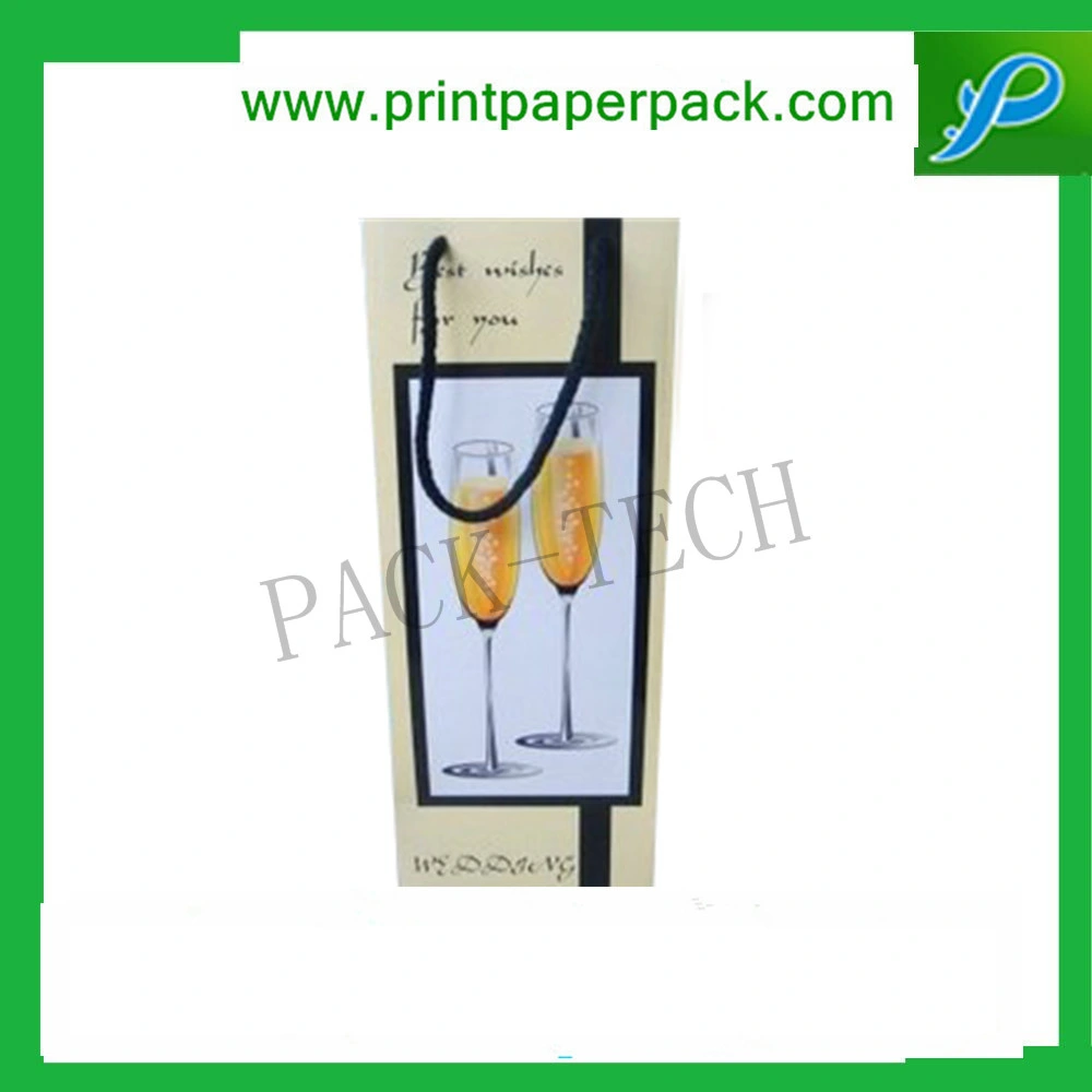 Bespoke High Quality Packaging Bags Retail Paper Packaging Gift Packaging Paper Bag Gift Handbag Wine Glass Gift Bag