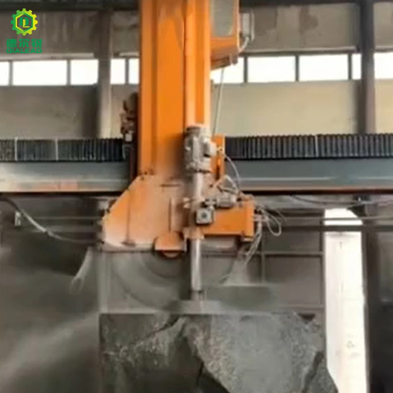 Dialead Special Design Stone Block Vertical Horizontal Double Direction Cutter Bridge Type Stone Block Cutting Machine