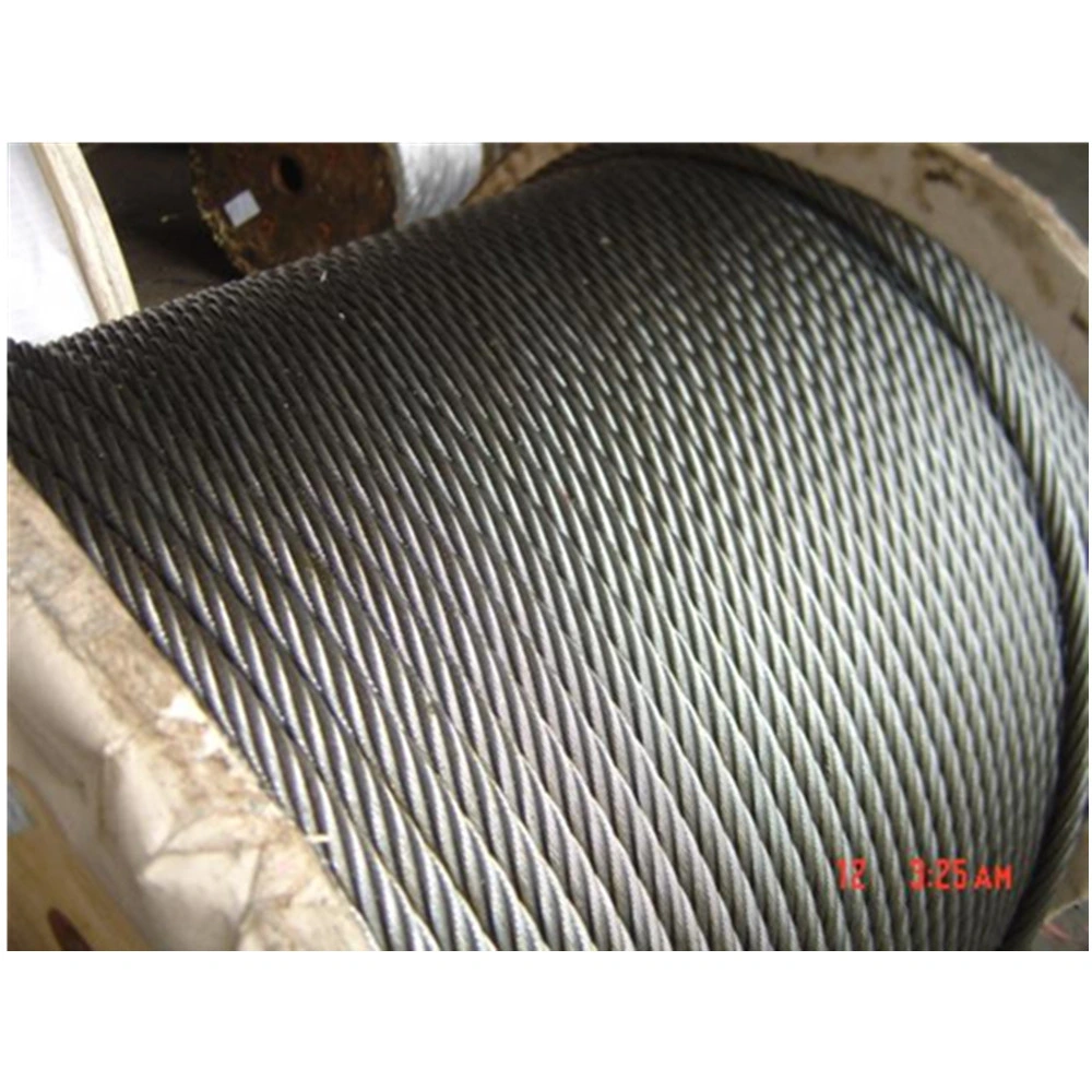 Ungalvanized and Galvanized Steel Wire Rope for Lifts or Elevators
