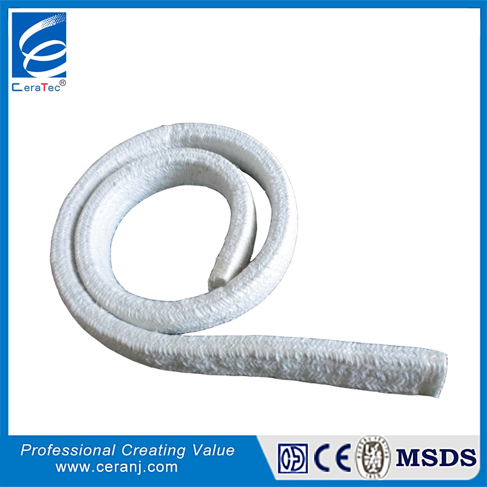 High Temperature Fireproof Material Ceramic Fiber Square Braided Rope