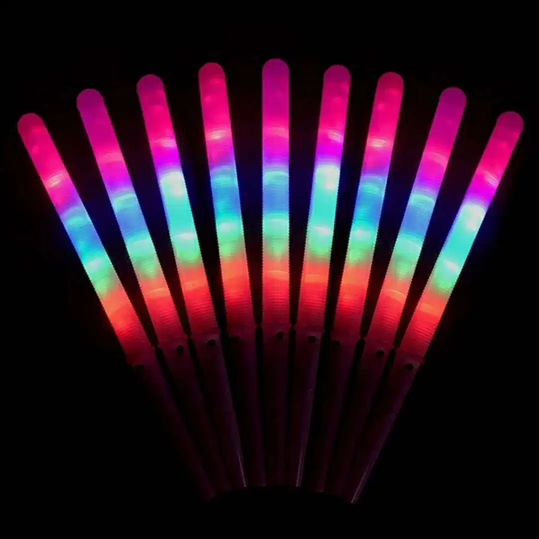 2023 New Products Flashing Stick Cotton Candy Reusable Food Grade Glowing Marshmallow Sticks