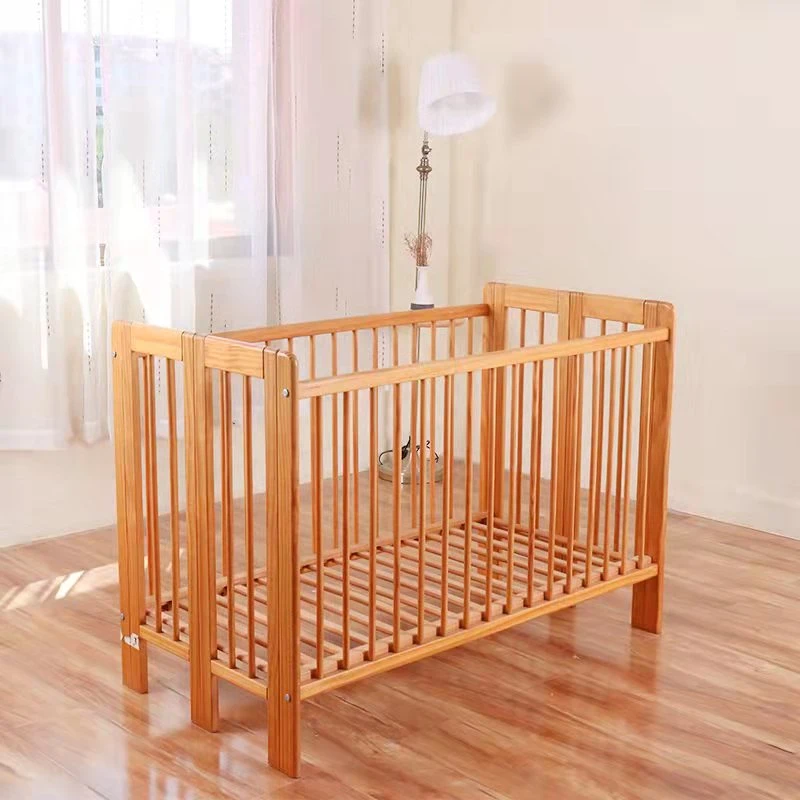 Foldable Solid Wood Baby Bed for 1 Year Old Price
