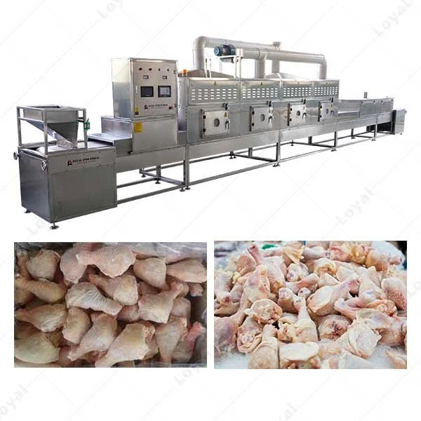 Frozen Prawn Pork Meat Chicken Defrosting Machine Microwave Prawn Shrimp Fish Defrosting Machine