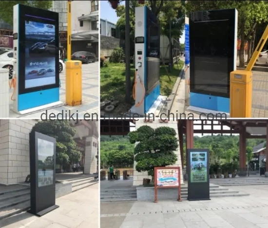 Dedi 49inch Advertising Waterproof IP65 Touch Screen Display Digital Signage Double Side Outdoor LCD Display