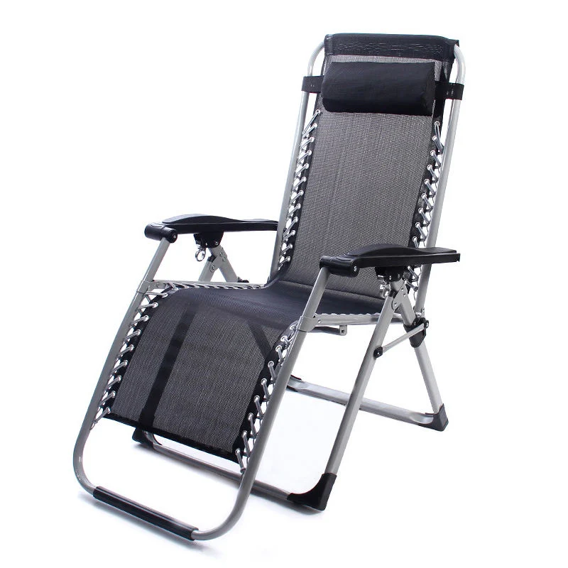 Chaises de plage pliantes portables de loisirs de voyage de 6,4 kg, inclinables en position zéro gravité, transat, fauteuil de camping de jardin.