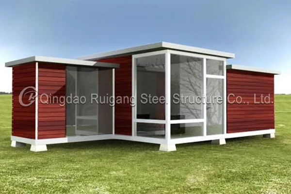 Luxueux style Préfabriqué Expandable Container famille Mod House 3 chambres Avec cuisine