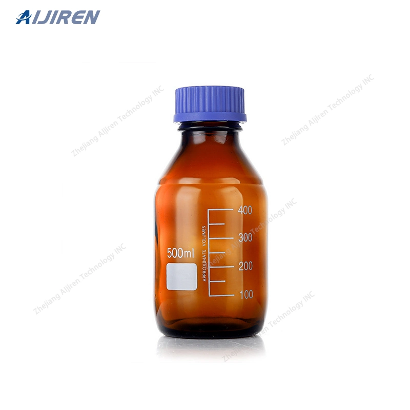 Lab Sample Storage Gl45 Plastic Screw Top Glass Reagent Bottle 1000ml