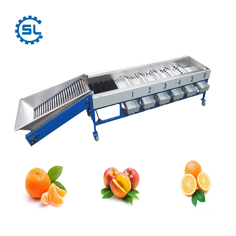 6 Grades Vegetable and Fruit Sorting Grading Machine