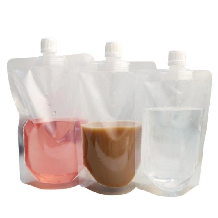 Printed Reusable Drink Liquid Food Plastic Stand up Pouch