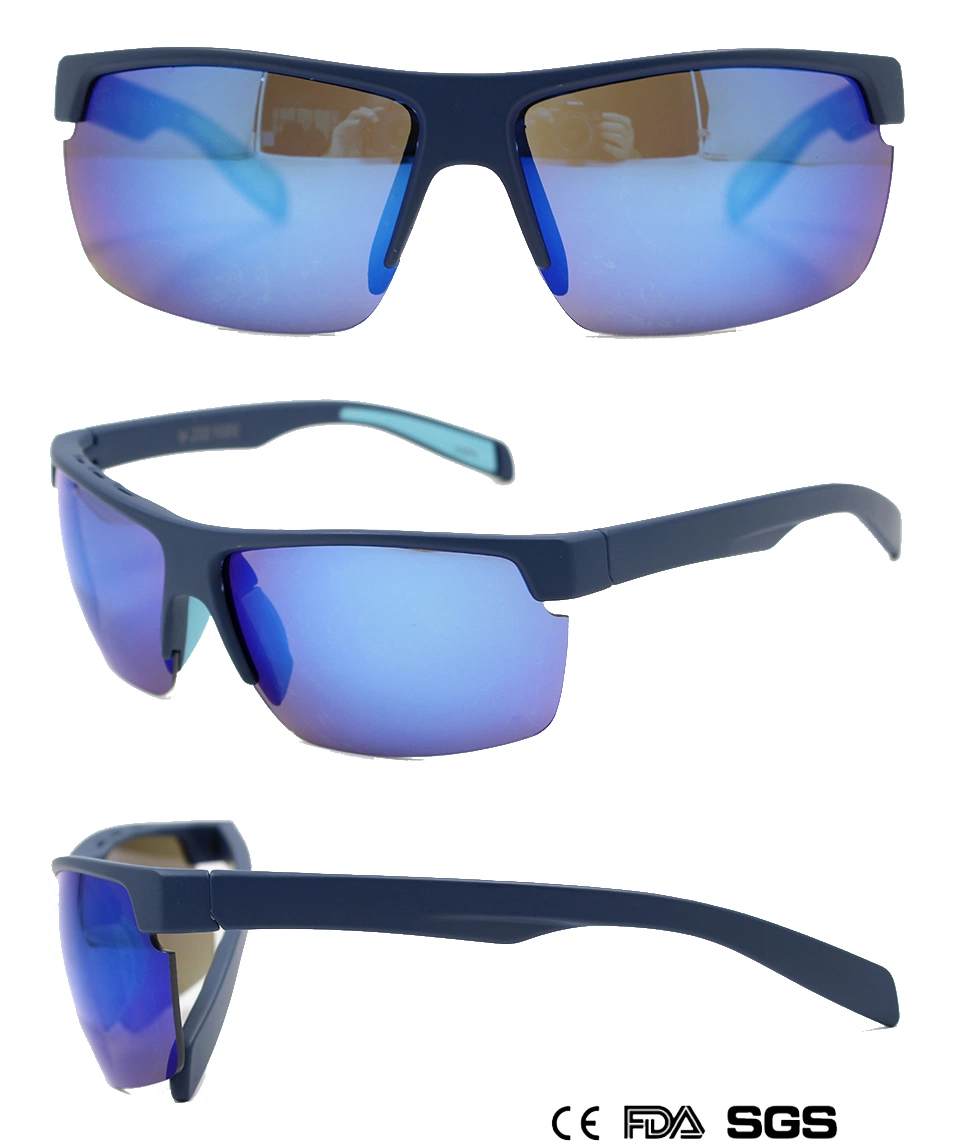 Men's Half-Framed Sports Sun Glasses with Mercury Lens (M20767)