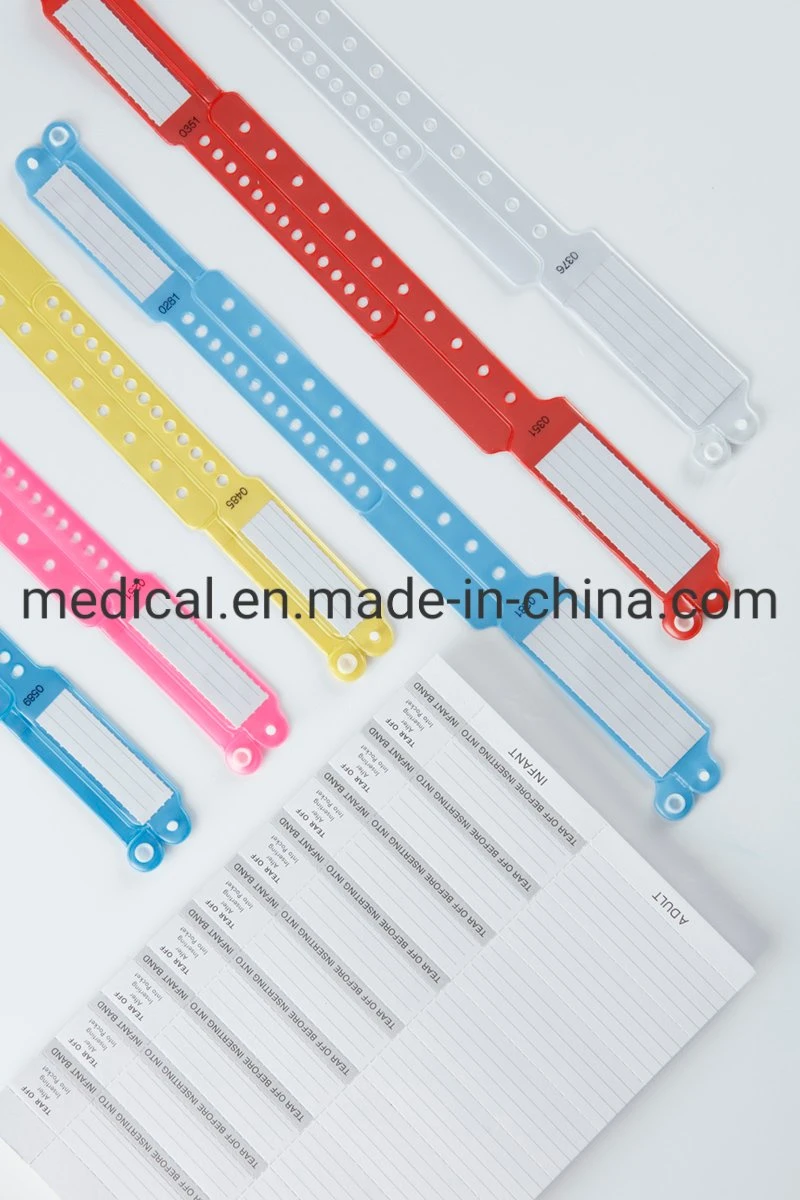 Brazalete de identificación de Hospital /brazalete de identificación médica para adultos o niños (SC-ID001)