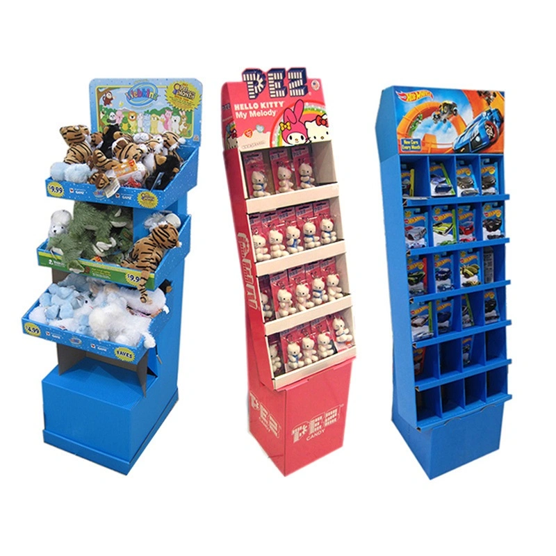 Nut Paper Shelf Display Display-Regal Farbdruck-Display Regal für Supermarkt Convenience Store