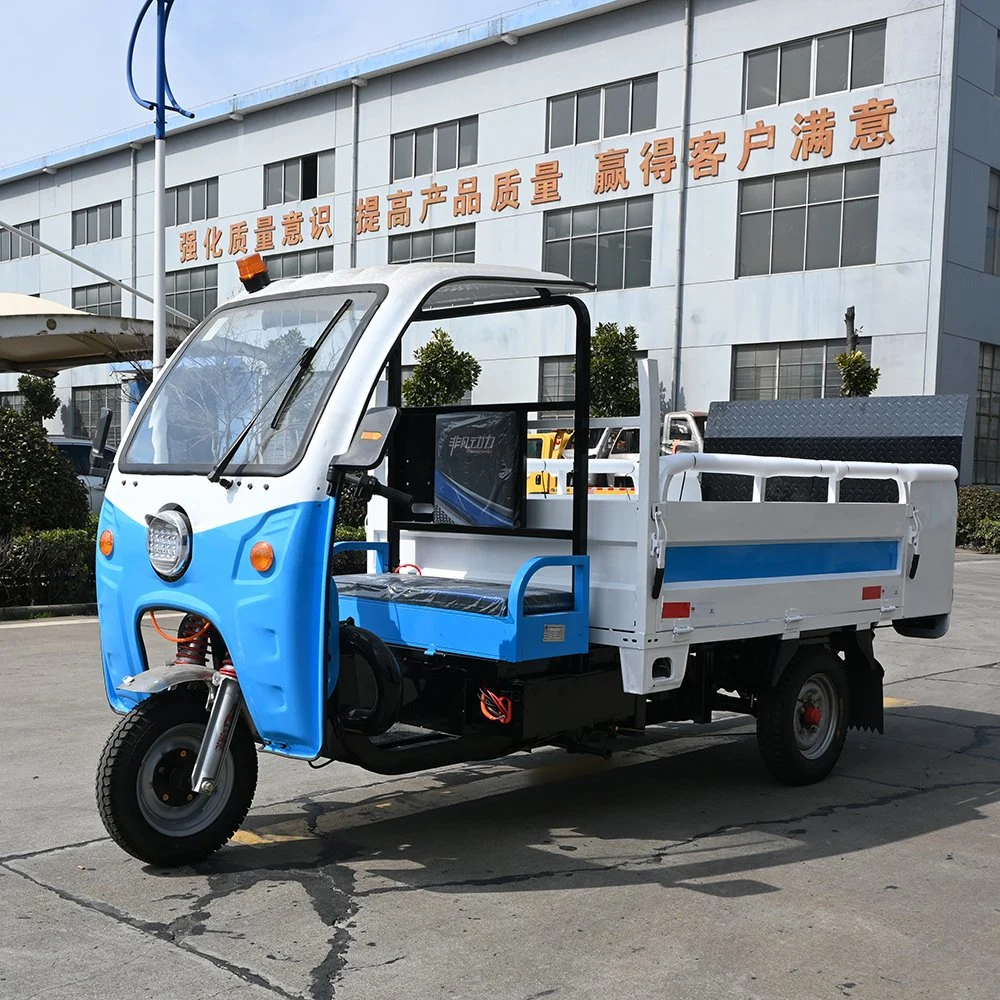 Electric 6-Bin Economical Garbage Refuse Truck Price with Lifting Platform in Living Societies, Schools, Parks, Air Ports, Sea Ports