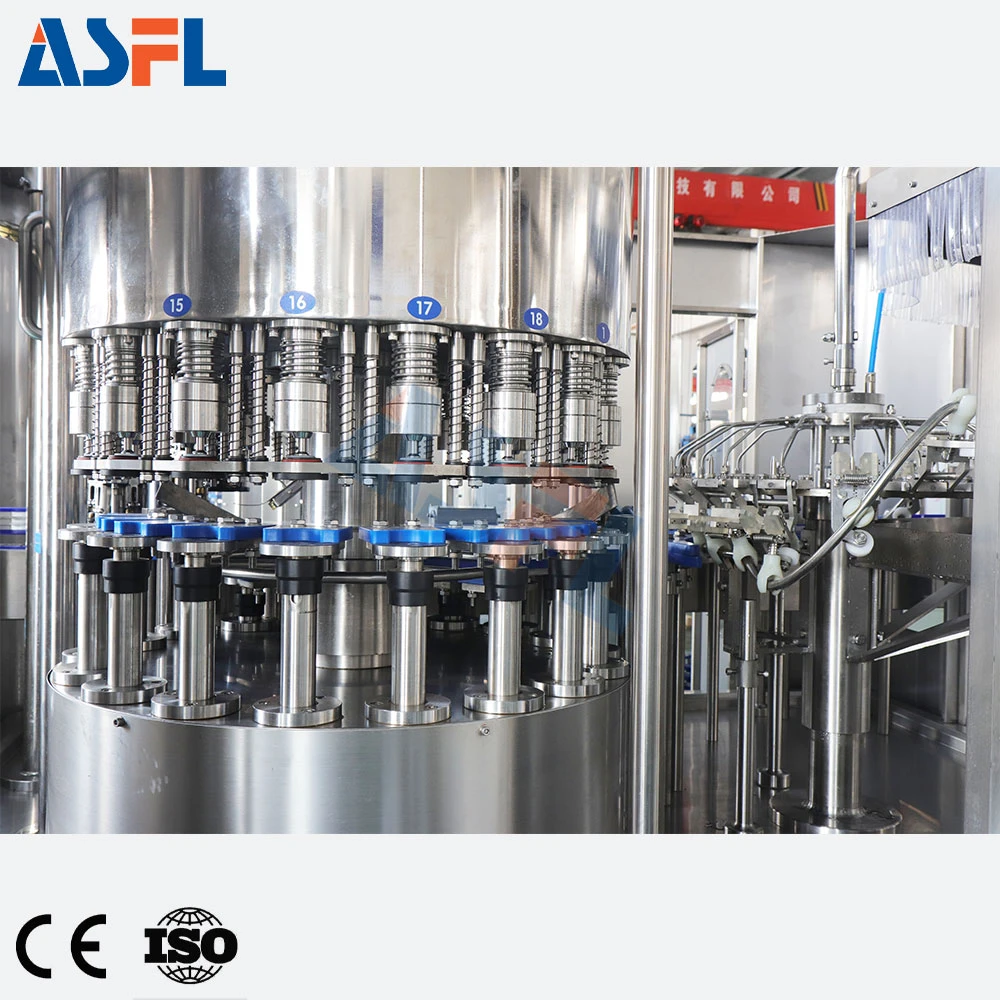 Automatic Liquor Alcohol Grape Wine Filling and Capping Machine with Glass Bottle Production Line