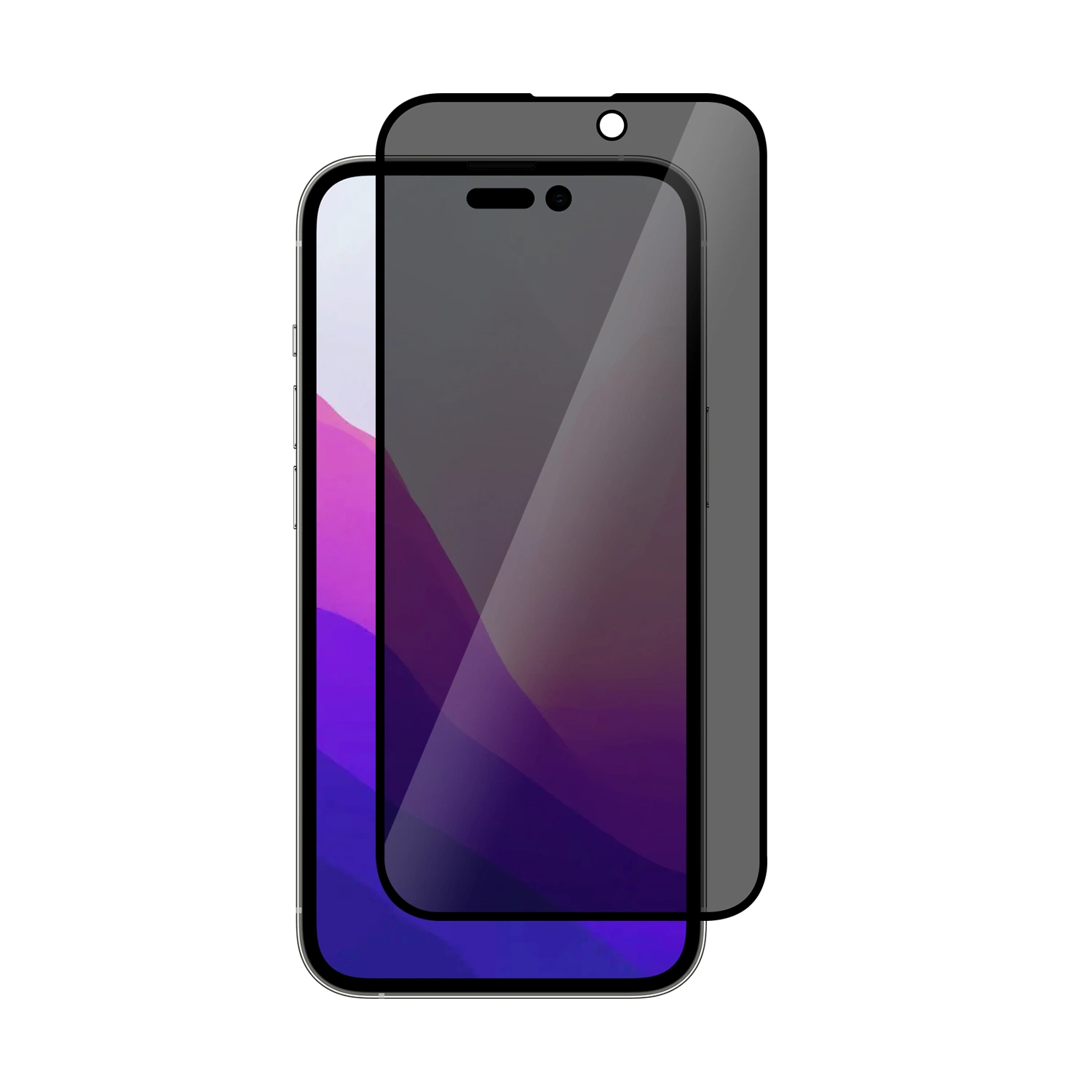 Couvercle intégral de la Vmax de la marque de 9h de titane noir protecteur d'écran verre trempé de couleur pour le téléphone 5 / 6 / 6 Plus et d'autres accessoires de téléphonie cellulaire / Film de protection