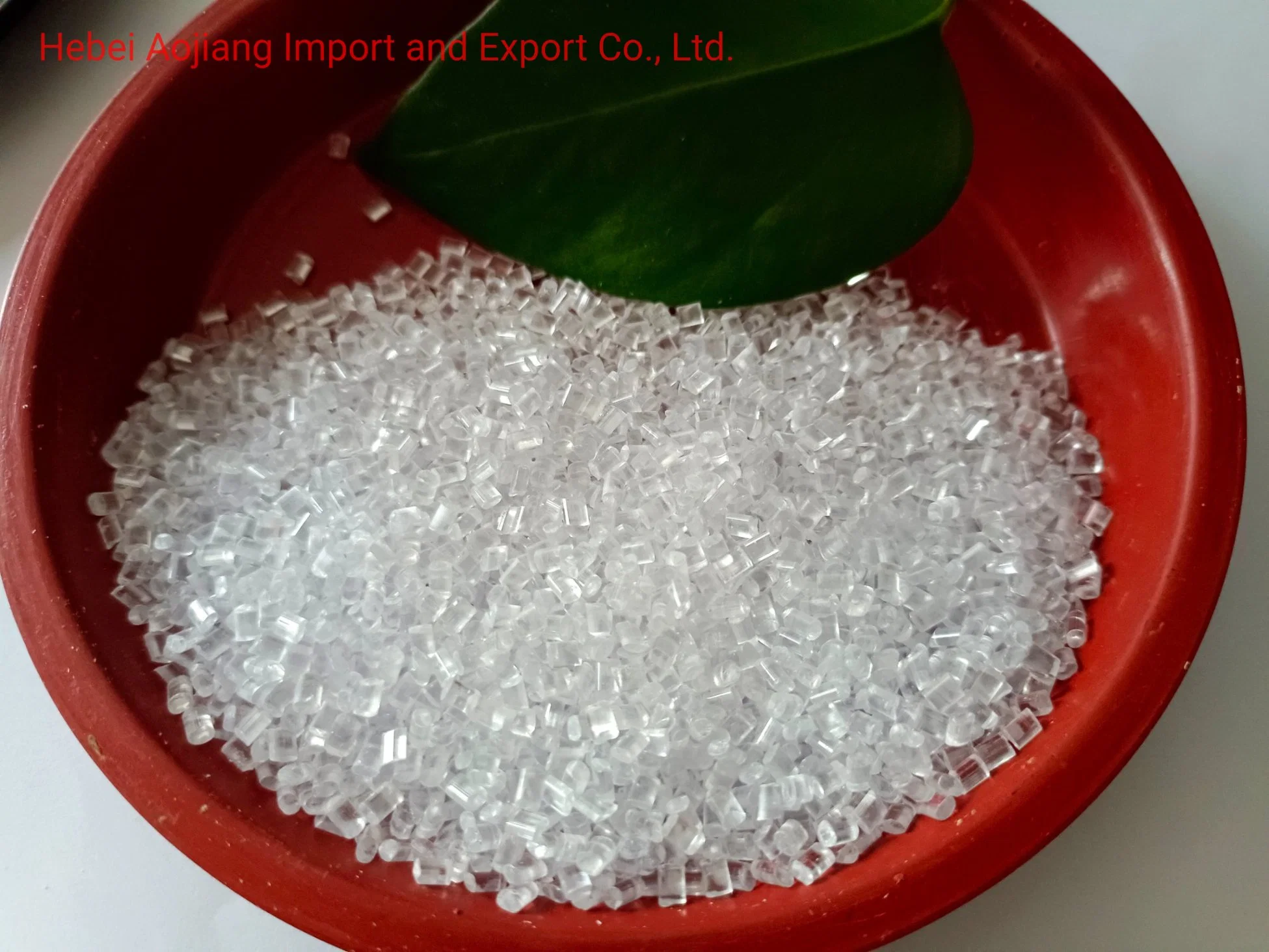 550n Raw Material Crystal Transparent White Origin Samples Plastic Granules GPPS Granules