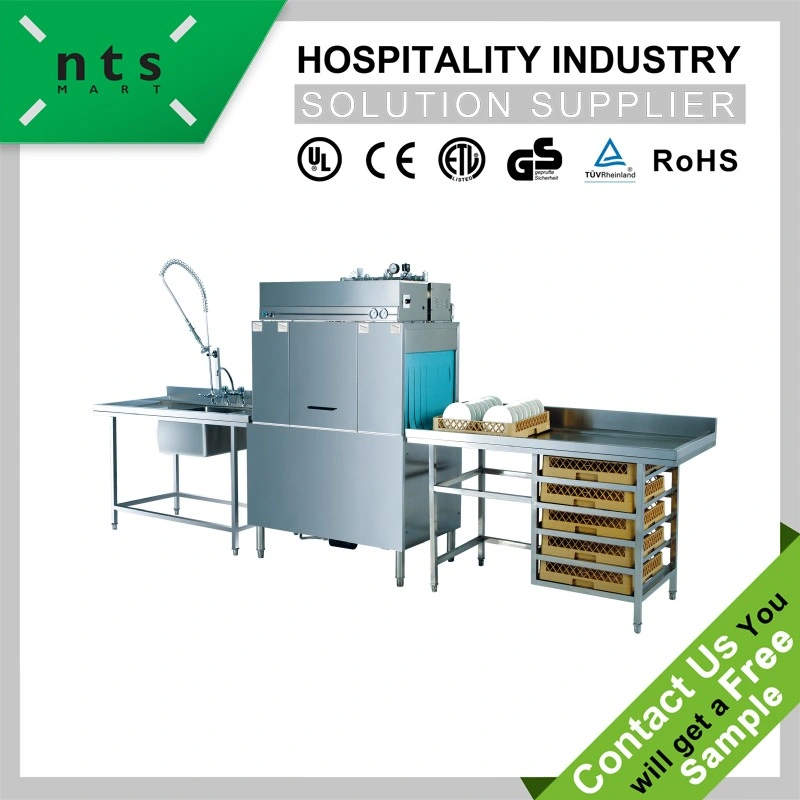 Stainless Steel Rack Conveyor Type Dishwasher