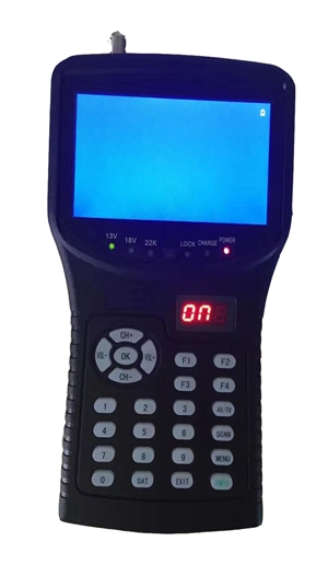 Dispositivo de bolsillo 4.3" TFT LCD Monitor Sat Finder medidor con CC12V de potencia de salida para cámara CCTV