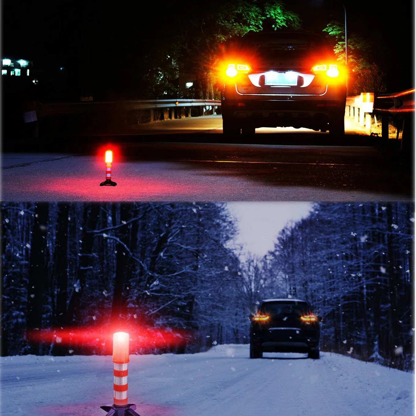 Car LED Emergency Roadside Strobe Light LED Safety Road Flare