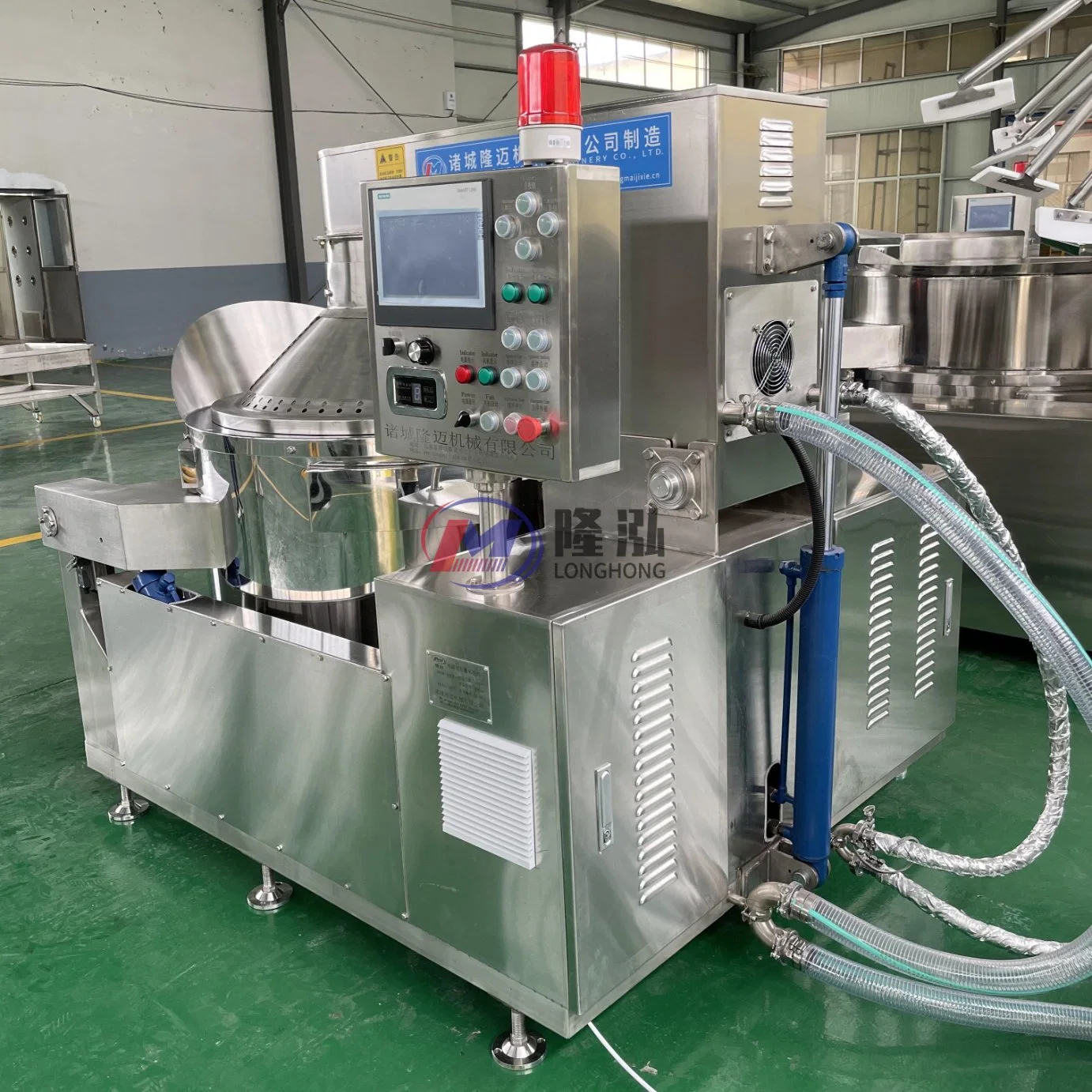 La industria de la máquina automática de aperitivos, Caramelo palomitas de maíz, línea de producción de setas