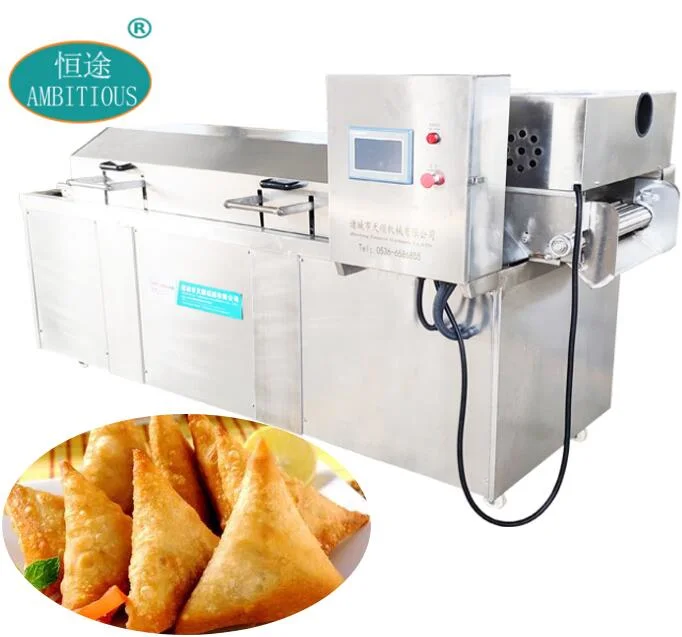 Small Continuous Chips Shrimp Slices Prawn Cracker Frying Machine Fryer