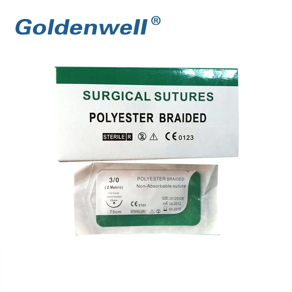 Fabricantes descartáveis de sutura cirúrgica de poliglactina estéril medicinal