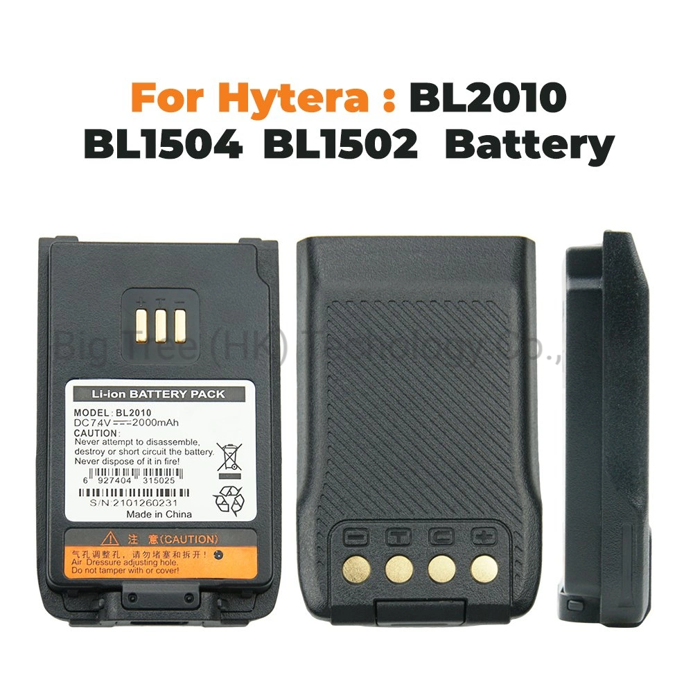 Bl2010 2000mAh Li-ion Battery for Hytera Radio Pd502 Pd562 Pd506 Pd602 Pd662 Pd682