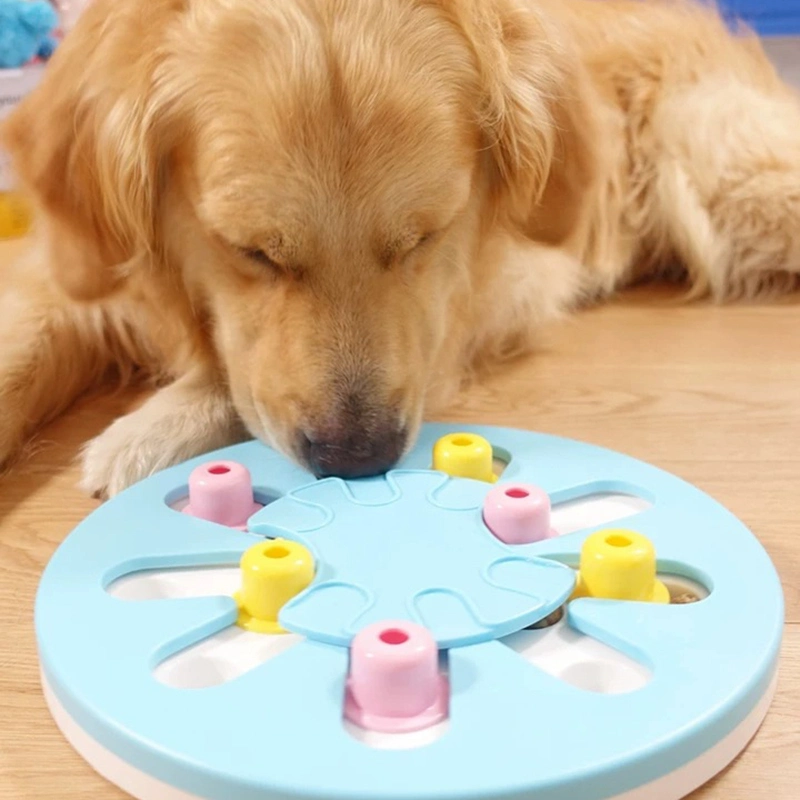 Plastic Educational Treat Dispensing Pet Smart Puzzle Toy Interactive Pet Toy for Dog