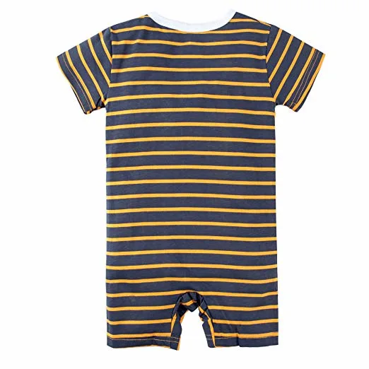 Kids Baby Boys' 1 Piece Product Apparel Graphic Print Short Sleeve Romper Jumpsuit Wear