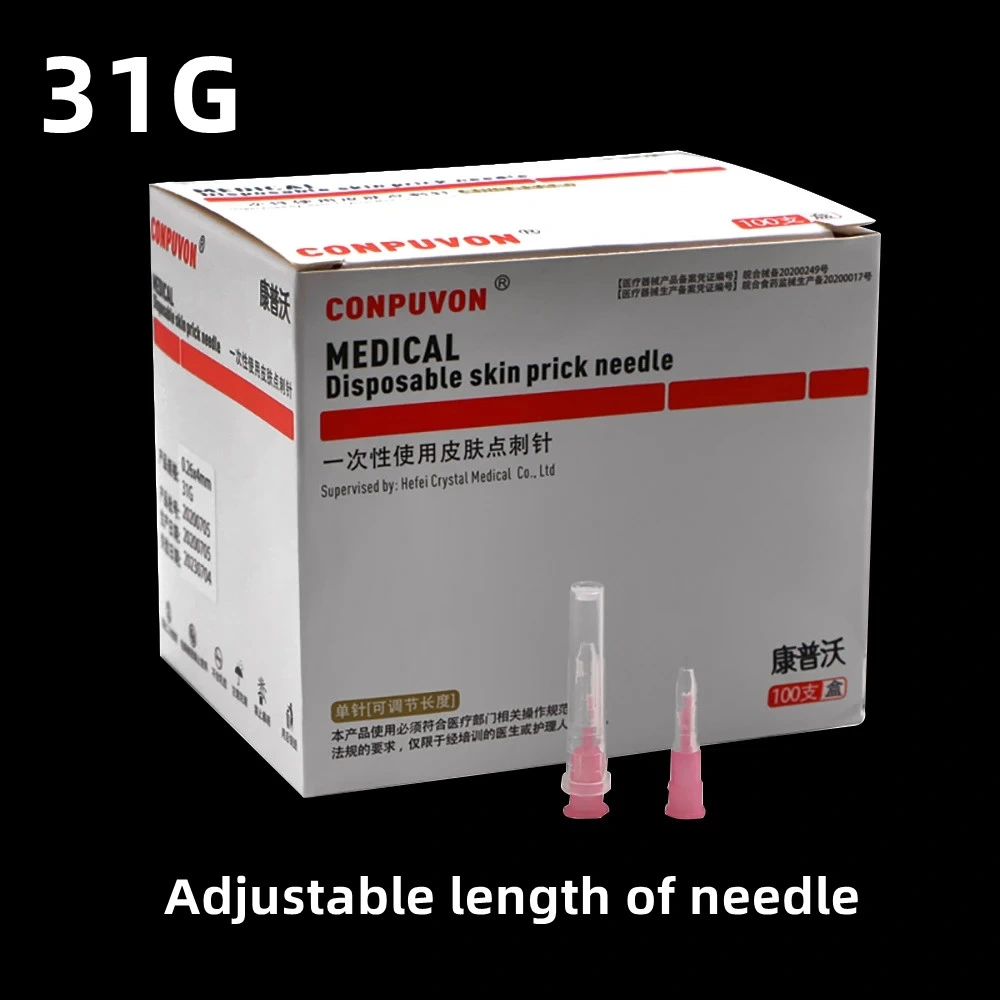 34G1.5mm4mm Needle Piercing Subcutaneous Skin Prick Needle Meso Nano Needle Stainless Steel