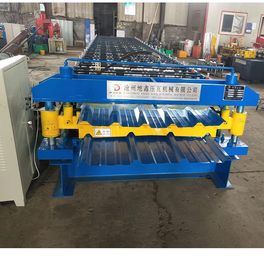 Metal Color Double Layer Steel Roll Forming Machine