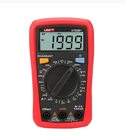 Multimètre de taille Palm mesure de la résistance c.a./c.c. 2 mf capacité NCV Testeur rétroéclairage LCD