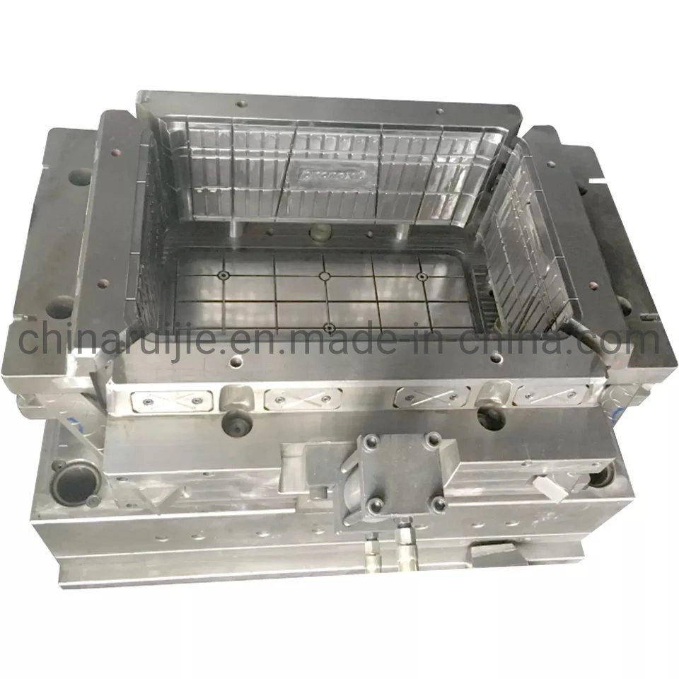 Custom Precious Plastic Resin Crate Mold Tool Storage Turnover Box Injection Mould