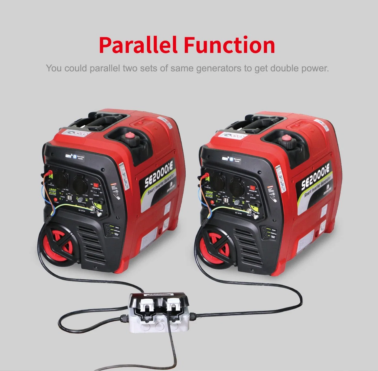 New Arrival 2022 The Most Portable Silent Inverter Gasoline Generator (SE2000iE)