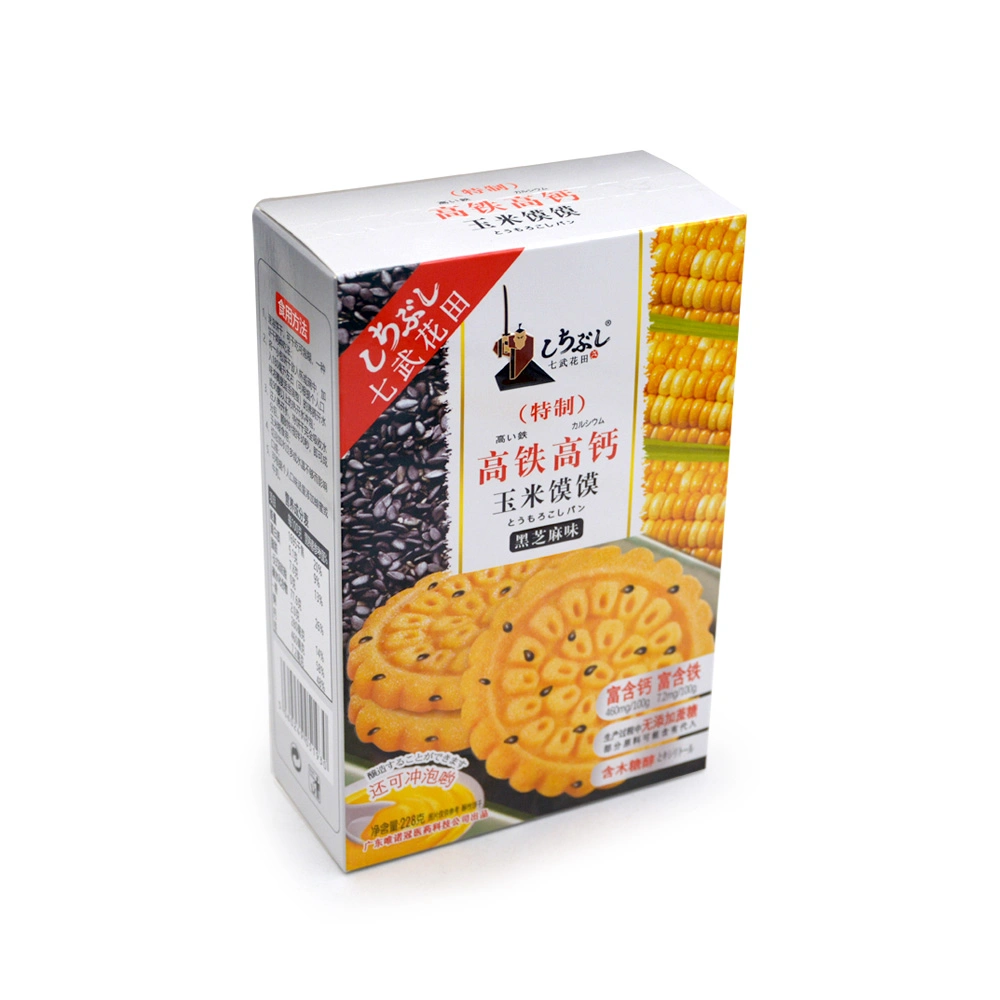 Crispy Round Shape Milk Flavor Corn Crackers