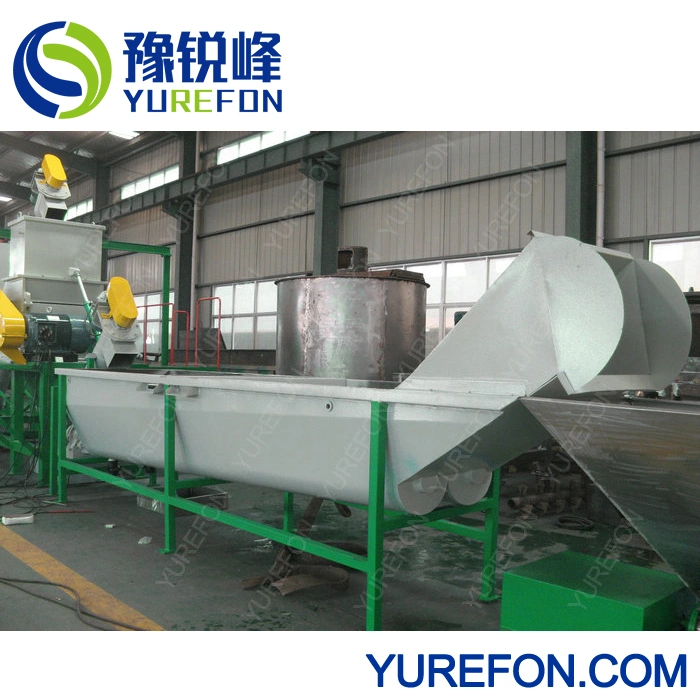 High Capacity Pet Bottle Crushing Plant for Plastic Pet HD PP PC Washing Recycling with Heavy Crusher