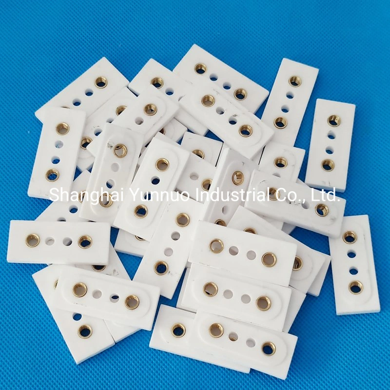 Industrial 95% Al2O3 Alumina Ceramic Block Part for Insulation Connector