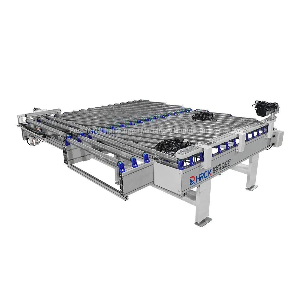 Hongrui Flexible Double Row Oblique Roller Automatic Conveyor Oblique Roller Conveyor for Feeding OEM