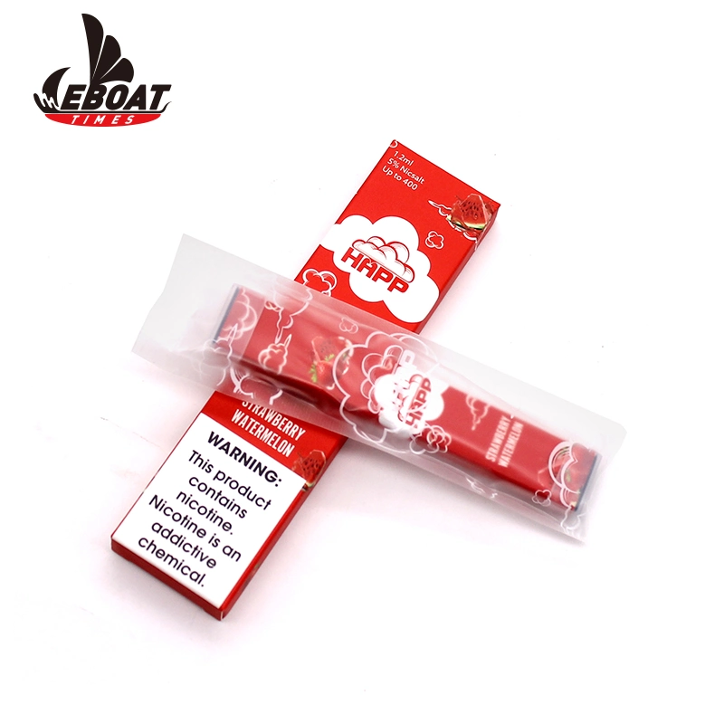 Eboattimes Original Factory Sell Happ Bar Vape Pen 1.2ml Diposable Vaporizer E Cigarette