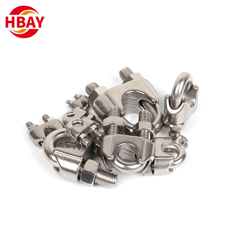 Stainless Steel Wire Rope Clips Fixing Simplex Wire Rope Clip Cable Rigging