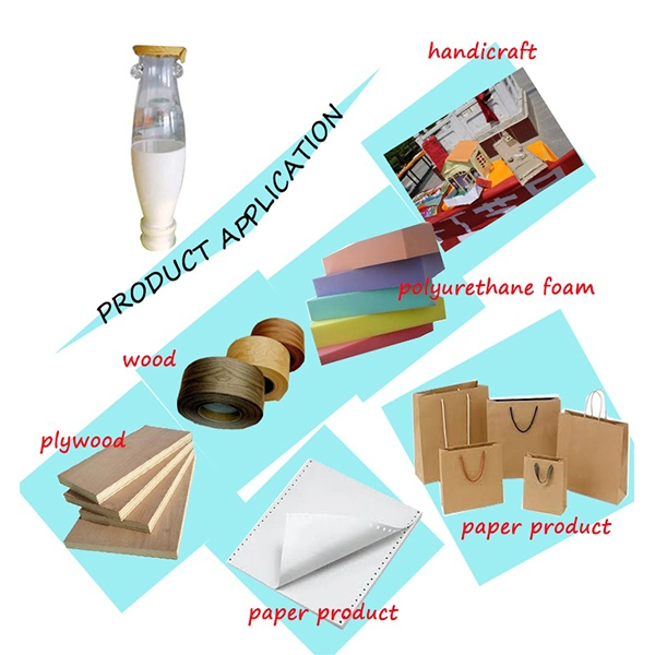 PVA Wood White Latex Emulsion Glue/Wood Products Industry Paper Goods Cement